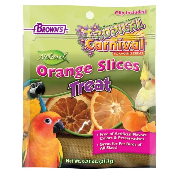 .75 oz. F.M. Brown Ext Nat Orange Slices - Treats